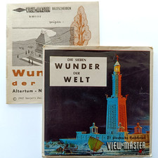 3x VIEW-MASTER 3D REEL ⭐ DIE