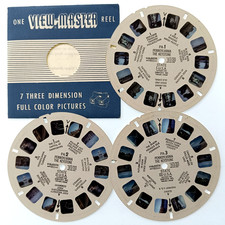 3x VIEW-MASTER 3D REEL ⭐