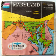 VIEW-MASTER COVER ⭐ MARYLAND