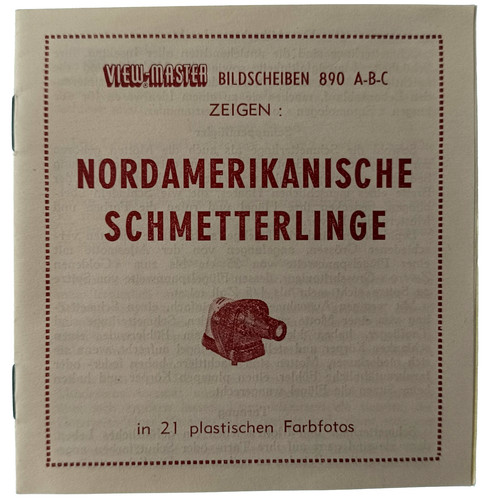 View master booklet - view-master,