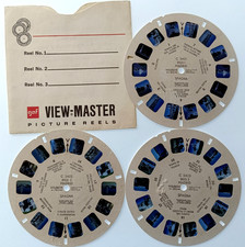 3x VIEW-MASTER 3D REEL ⭐