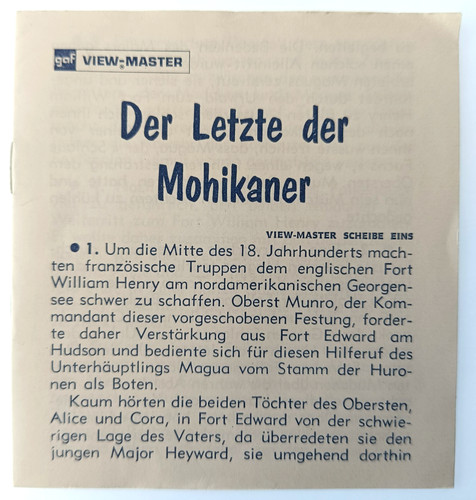 View master booklet - booklet, der