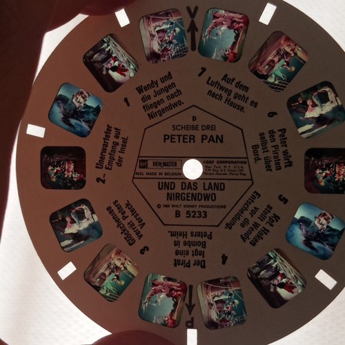 Reel viewmaster peter pan und - reel,